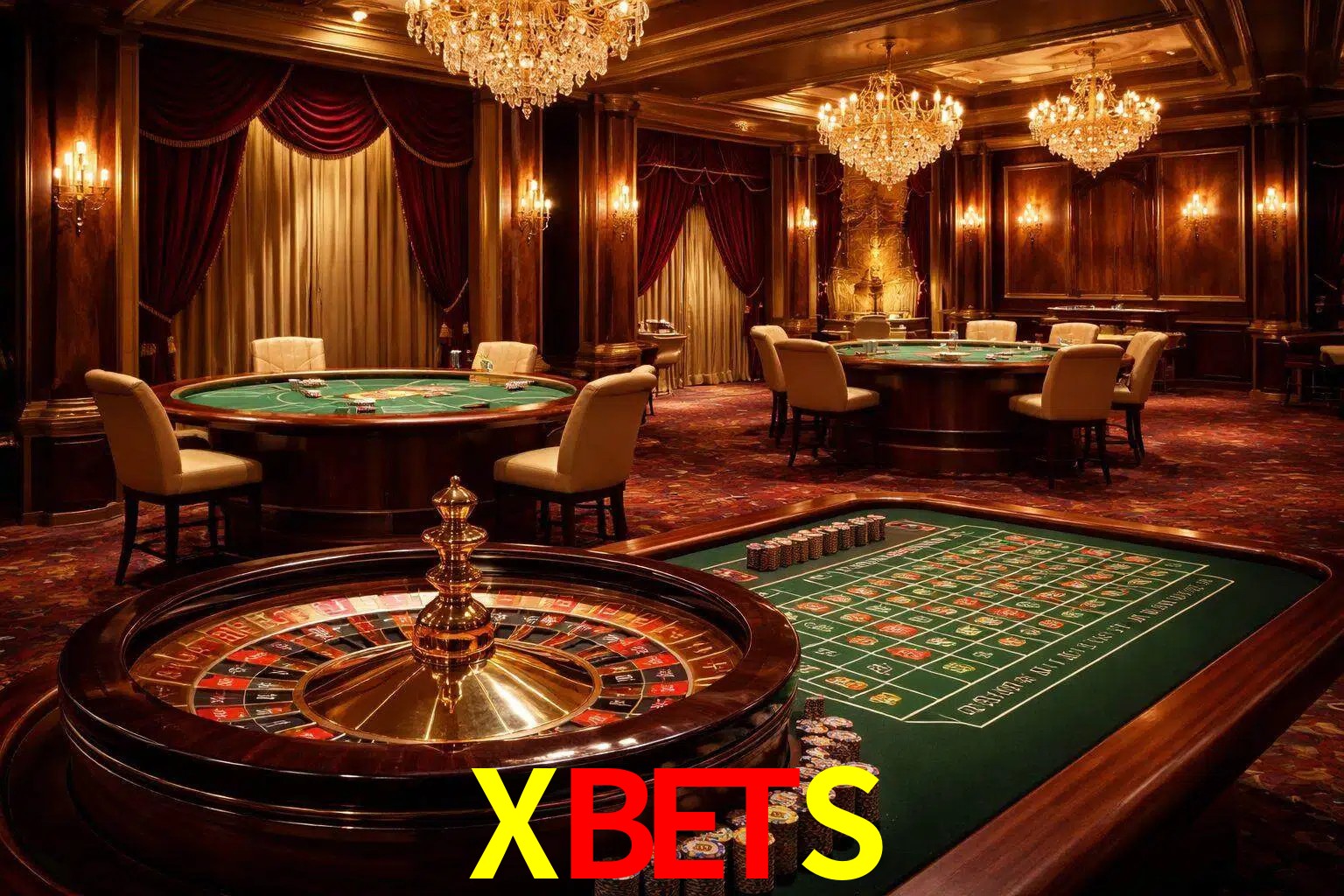 Una escena premium de mesa de casino en vivo con cartas, elementos de ruleta y un ambiente pulido de estudio de transmisión.